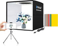 PULUZ Mini Photo Studio Light Box, Photo Shooting Tent kit, Portable Folding Photography Light Tent with CRI >95 104pcs LED Light & 6 Kinds Double-Sided Color Backgrounds for Small Size Products by PULUZ