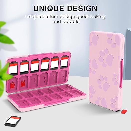 HEIYING Switch Game Case with 48 Precise Slots for Nintendo Switch 2 / OLED | Portable Game Card Holder, Hard ABS Shell with Soft Silicone Lining, Precise Card Slots,Magnetic Closure for Easy Access - Image 6