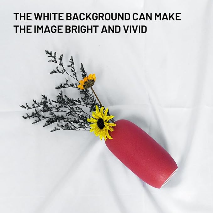 White Backdrop Background 10 X 20 FT Large Photography Backdrop Photo Background Screen for Photography Photo Booth Backdrops for Photoshoot Background Screen Parties Curtain - Image 7