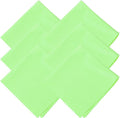 uxcell 6 Pcs Microfiber Cleaning Cloth for Glasses, 8 x 8 Inch Eyeglass Cleaning Cloth, Glasses Cleaner Wipes for Electronics Lenses Screens Cameras Cell Phones, Green by uxcell