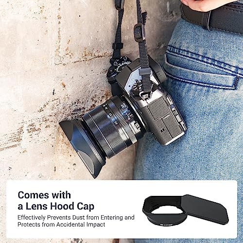 JJC Metal Square Lens Hood Shade for Fuji XF 18-55mm f/2.8-4 R LM OIS Lens - Image 5