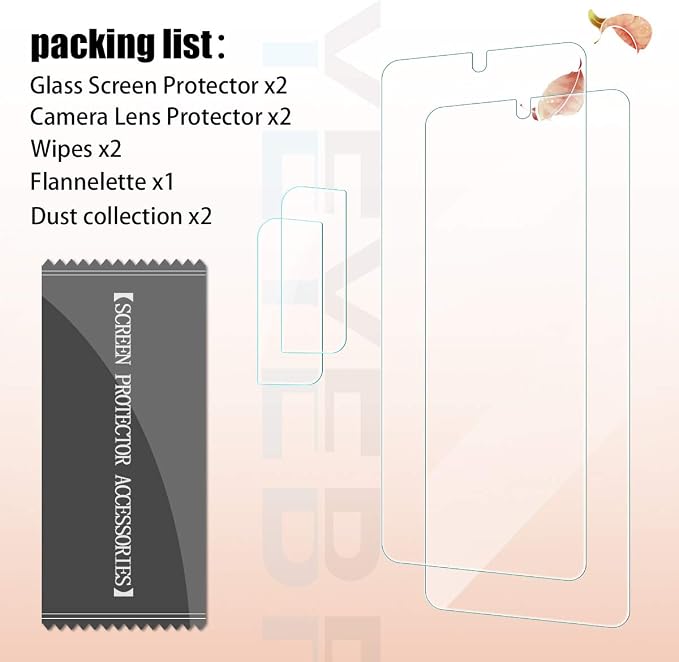 Galaxy S21 Plus HD Clear Tempered Glass Screen Protector + Camera Lens Protectors, [2+2 Pack] [Fingerprint Support] [Bubble-Free] Screen Protector Glass For Samsung Galaxy S21 Plus - Image 7