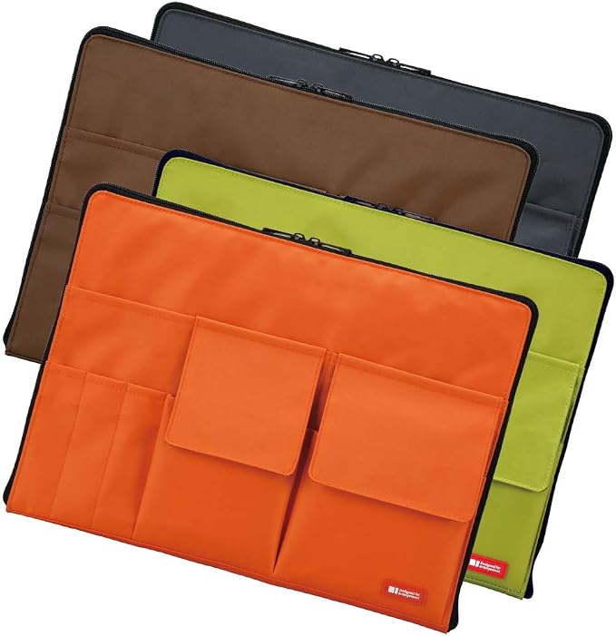 LIHIT LAB Laptop Sleeve with Storage Pockets (Bag-in-Bag), 10 x 13.8 Inches, Brown (A7554-9) - Image 7