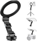 NEEWER Magnetic Tripod Phone Mount Cold Shoe Adapter, Aluminum Compact Lightweight Portable Phone Holder Attachment for Camera, Compatible with MagSafe iPhone Samsung Android Video Recording, CA163 by Neewer