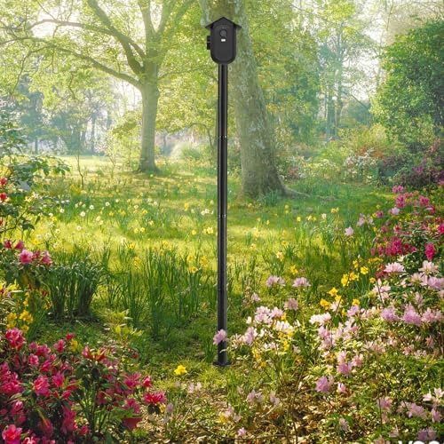 Security Camera Ground Stake and Weatherproof Silicone Skin Compatible with Arlo Essential XL Camera (2nd Gen) Suitable for Stake Into Soft Ground（Black） - Image 7
