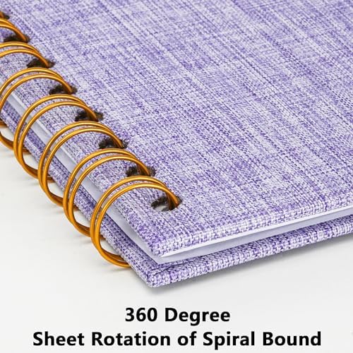 Scrapbook Photo Album, Linen Covered, 10x10 Inches, 20 Sheets/40 Pages - Image 5