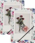 2x3 Instax Mini Photo Album, 28 Pockets. Abstract Roses, 2PK | Portable Wallet Size Album Stores 2x3 inch Instant Photos. Fits Polaroid, Instax Mini, Kodak Mini Prints and Zink. by GoldbarleyDesign