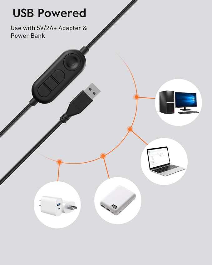 Ring Light for Laptop, Monitor, Desk, Eye-Caring Diffused LED Light | Soft Computer Light with Screen-Safe Clip, Adjustable Mount, CRI 97.8+, 50 Lighting Modes for Zoom, Video Calls & Streaming - Image 9