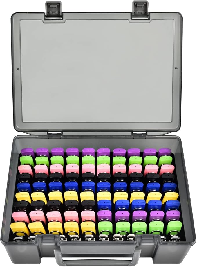 FULLCASE Flash Drive Case USB Memory Stick SD Card Storage Organizer- Holds 104pcs Thumb Drive Electronic Accessories Holder for Sandisk/for Samsung/for Inland/for PNY/for Netac (Gray) | Hard Plastic Thumb Drive Organizer,for Lexar,for JOIOT,for SamDat... by FullcaseEasyLifeStorage