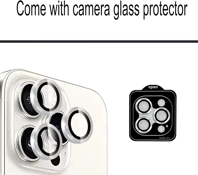 LEAFE for iPhone 16 Pro/iPhone 16 Pro Max Camera Lens Replacement | 2 Set OEM Original Back Rear Camera Lens Glass Replacement Kit for iPhone 16 Pro/16 Pro Max with Pre-Installed Adhesive - Image 5