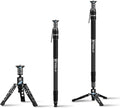 SIRUI SVM-165 Carbon Fiber Rapid Monopod, One-Step Height Adjust, 65" | 22LB Load, Monopod with Feet, Modular 3-in-1, Lightweight, DSLR, Mirrorless Camera, Travel, Outdoor by SIRUI