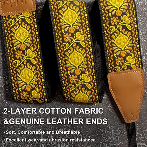 Camera Strap, Jacquard Weave 2" Shoulder Neck Straps for All DSLR Cameras Men Women Photographers - Image 2
