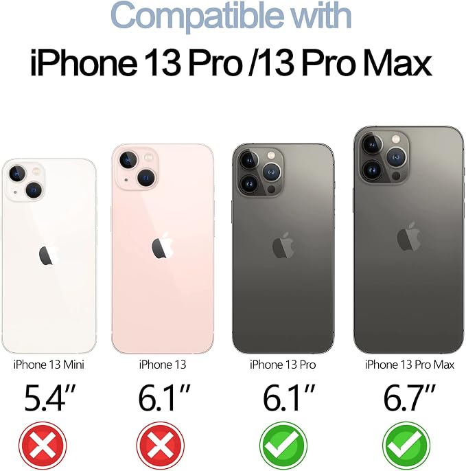 YWXTW [Upgraded Camera Lens Protector for iPhone 13 Pro Max 6.7 Inch/iPhone 13 Pro 6.1 Inch, [Keep Original Camera] [Installation Frame] Tempered Glass Camera Lens Cover, 1 Set - Image 2