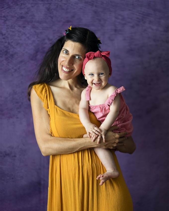 Kate Purple Photography Backdrops Abstract Photo Backdrop Poratrait Background for Photoshoot, 10x10ft - Image 2