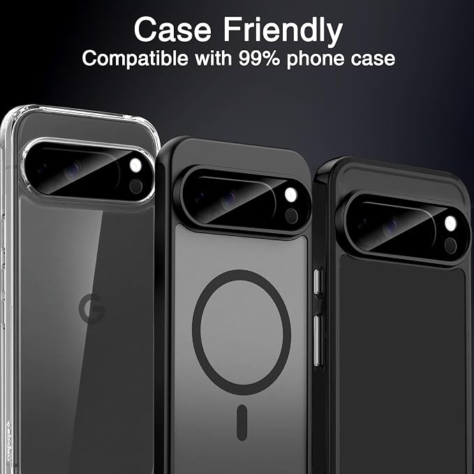 Wiaocit Tempered Glass Camera Lens Protector for Google Pixel 10 Pro XL | 4 Pack, 9H Hardness, Ultra HD, Anti-Scratch, Case Friendly - Image 6