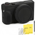 Canon G7X Mark III Case for Canon PowerShot G7 X Mark III Digital | Soft Silicone Case, Removable Lens Cover, 2 Screen Protectors & 1 Wrist Strap, Anti-Scratch, Lightweight Camera Accessories by Unknown