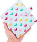 Ruibytree 112-Pocket Small Photo Album for 2x3 Pictures, Hearts Blue,1 Pack | Pocket-Size, PU Leather Cover, Snap Closure, Acid-Free Pages, Fits Polaroid 2x3 Photos, Kodak Mini Prints & ZINK Photos by 2x3PhotoAlbum4x6PhotoAlbum35x425PhotoAlbumGoPhotoAlbum85x11VinylStickerPaper