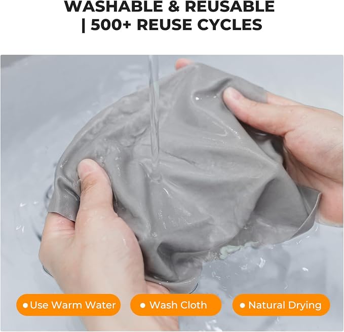 K&F CONCEPT Microfiber Lens Cleaning ClothX12,Glasses Cleaning,High Density | Individually Packaged,Percision Cleaning,Washable And Reusable,for Eyeglasses,Camera Lens,Screen Cleaning,White & Grey,MC01 - Image 5