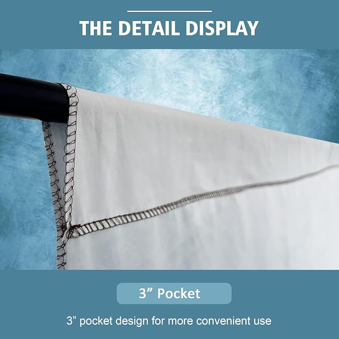 Abstract Photography Backdrop for Photoshoot 6x8ft, Light Blue,No Stand | Professional,Polyester Fabric,Roller Pocket on Top,Vintage Portrait Photo Props Booth Background,Photoshoot Studio - Image 5