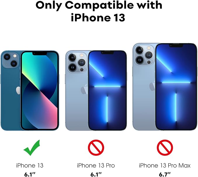 JETech Privacy Screen Protector for iPhone 13, 2+2 Pack | Anti-Spy Tempered Glass, with Camera Lens Protector, Easy Installation Tool - Image 2