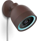elago Outdoor Camera Cover for Google Nest Cam IQ | Infrared LED Visible, Holes for Microphone/Speaker, Camouflage, Easy Installation, All-Weather Protective Skin (Brown) by elago