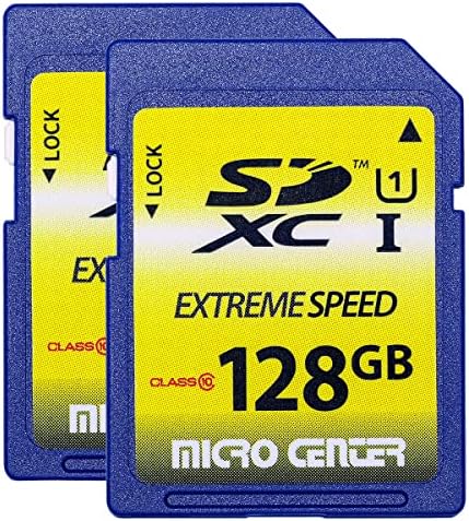 INLAND 128GB SDXC Flash Memory Card Standard Full Size SD Card (2 Pack) by INLAND