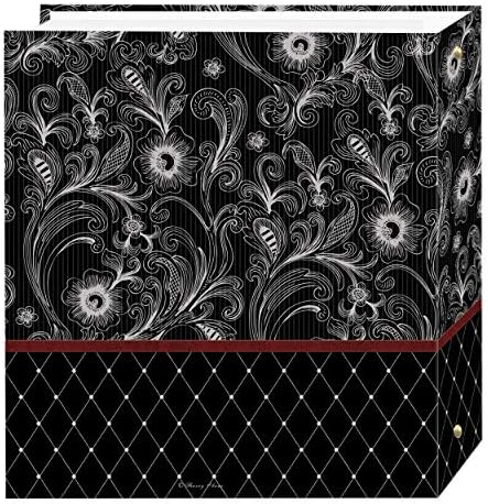 Pioneer Photo Albums TR-100D/PE TR-100D Pewter Etchings Magnetic 3-Ring Photo Album 100 Page - Image 2