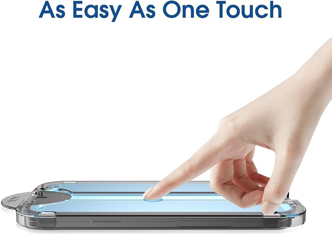 amFilm OneTouch for Samsung Galaxy S24+ Plus Screen Protector TemperedGlass | Auto-Alignment 30s Install with Camera Lens Protector, Bubble Free, Case Friendly, Anti-Scratch [2+2 Pack] (S24P-6.7'') - Image 8