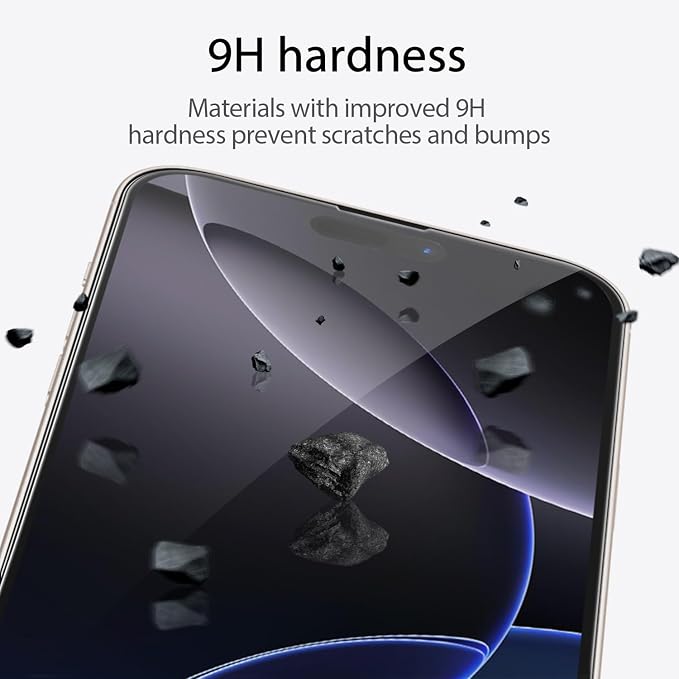 3 Pack Privacy Screen Protector for iPhone 17 Pro Max+3 Pack Camera Lens Protector with Tempered Glass, Touch Sensitive and Case Friendly - Image 7