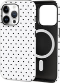 TPU Phone Case for iPhone 14 Pro, MagSafe Wireless Charging Compatible, Shockproof Slim Fit Protective Cover with Anti-Yellowing & Raised Camera Protection (Polka dot 8, iPhone 14 Pro) by Unknown