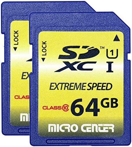 INLAND 64GB SDXC Flash Memory Card Standard Full Size SD Card (2 Pack) by INLAND