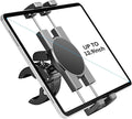 KDD Spin Bike Tablet Holder Mount, Phone iPad Holder Stand Exercise Bike Handlebar Mount for Stationary Bicycle, Treadmill, Microphone Stand, Fit for iPad Pro 12.9, Galaxy Tabs, iPhone(4.7-13”) by KDD