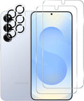 BIGFACE Galaxy S25 Tempered Glass Screen Protector + Camera Lens Protector [ 2 + 2 Pack ][Case Friendly] [Anti-Scratch] [Ultrasonic Fingerprint Unlock] Clear HD Protective Film for Samsung Galaxy S25 by Wehaveaprofessionalteam