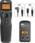 Wireless Remote Shutter Compatible for Sony Alpha a7 a7II III R RII RIII A7IV a7RIV a7S a300 a6000 a6500 a6400 a6300 a77II a100 a300 a450 a500 a580 a700 a850 a33 a55 a58 a65 a77 a99 RX100 II III IV by Pixel