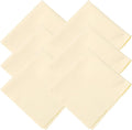 uxcell 6 Pcs Microfiber Cleaning Cloth for Glasses, 11.8 x 11.8 Inch Eyeglass Cleaning Cloth, Glasses Cleaner Wipes for Electronics Lenses Screens Cameras Cell Phones, Beige by uxcell