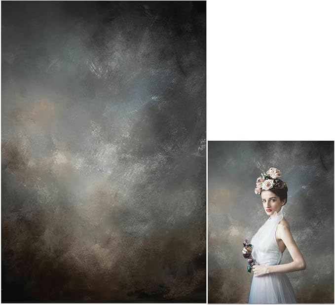 8x10ft Fabric Abstract Backdrop for Photography Vintage Portrait Old Master Background for Studio Prop - Image 3