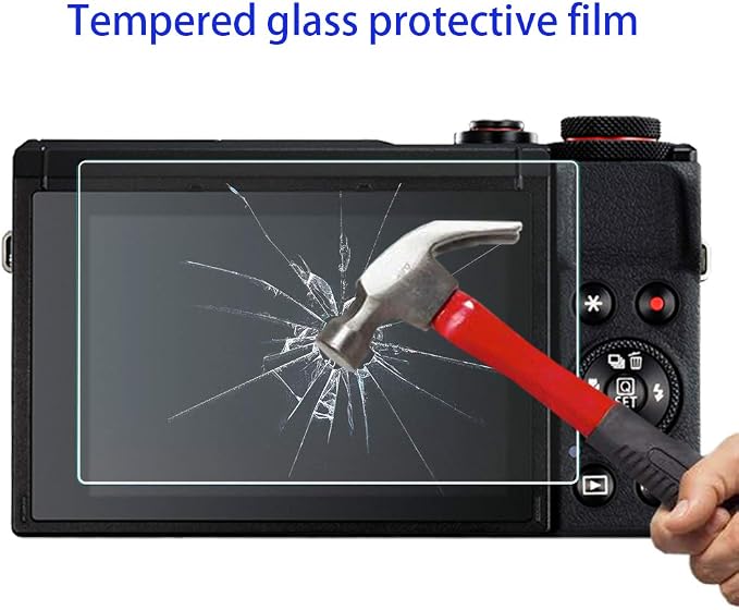 Screen Protector for Canon PowerShot G7X G7 X Mark III mark3 Digital Camera | (for accessories), [3 Pack] HUIPUXIANG LCD Tempered Glass Film 0.3mm High Definition 9H Hardness - Image 4
