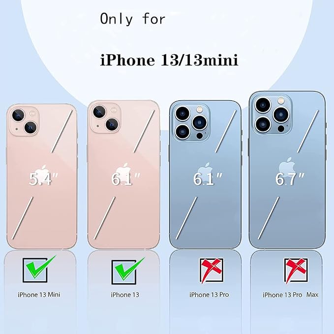 2 Pack Glitter Camera Lens Cover Protector Compatible with iPhone 13 /iPhone 13 Mini Metal Bling Diamond Camera Lens Cover Sticker Protector (Gold) - Image 2