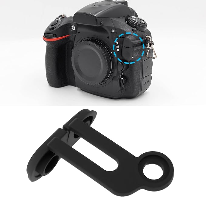 SING F LTD 2Pcs Cameras Signal Port Protection Cap for Sync Terminal 10 Pin Rubber Interface Cover Compatible with Nikon D800 D800E D810 - Image 3