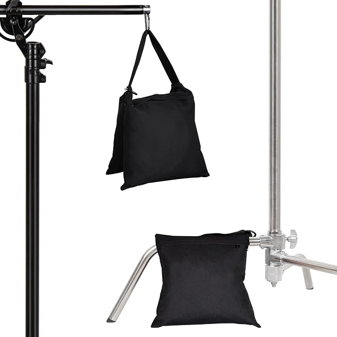 8 Packs Sandbags Weight Bags for Light Stand Photography Video Support | Heavy Duty Saddlebags for Backdrop Stand, Photo Tripod, Canopy, Pop up Tent, Umbrella Base, Fishing Chair, Wedding Shed - Image 7