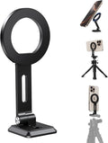 elitehood Magnetic Phone Tripod Mount with Arca Port & 1/4-20 for Magsafe | Aluminum Adjustable iPhone Tripod Mount Attachment for Professional Camera Tripod Video Recording, Streaming, Vlogging by Builtyourelitelive