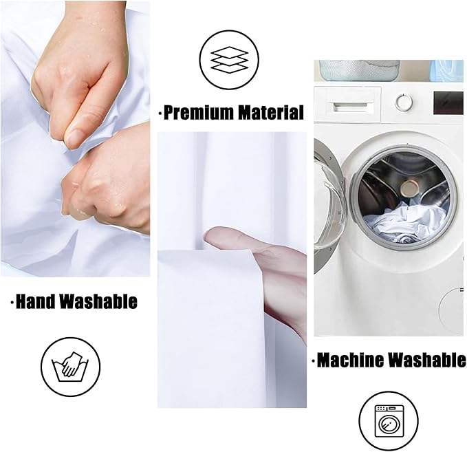 BEIYANG White 10 x 20 Ft Large Screen Backdrop for Photography, Pure White Non-Reflective Fabric Wrinkle Free Photo Background for Zoom Meeting, Game Live Steaming and Photo Studio Shooting Props - Image 4