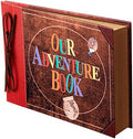 Scrapbook Photo Album Our Adventure Book Embossed Hard Cover by AMAOGE