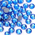 Jollin Hotfix Rhinestones Flatback Crystal Gems 2mm SS6, Capri Blue | 2880pcs Hot Fix Crystals Glass Rhinestones for Bedazzling, Crafting, Clothes, Shoes & Accessories DIY Decoration by Jollin