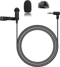 Lavalier Lapel Microphone Omidirectional Condenser Microphone for DJI Mic 2,Mic for Rode Wireless GO 2 / II Transmitters(Standard 3.5mm TRS Plug for DJI and for Rode) by NewTH