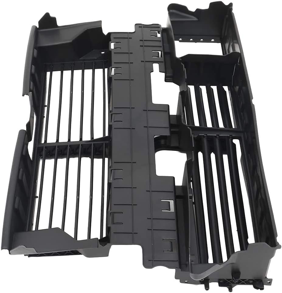 PartsFlow Enlarged Air Intake Radiator Shutter Grille w/o Actuator Compatible with 2013-2016 Ford Fusion with Adaptive Cruise Control - Image 5