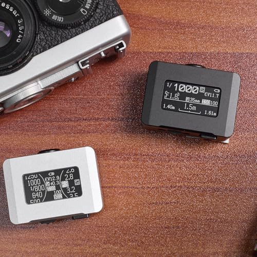 Film Camera Exposure Meter, Photography Light Meter with 0.96in OLED Screen & Cold Shoe Mount, 30° Average Metering, ISO/Aperture/Shutter Speed Adjustable, for Vintage Cameras - Image 7