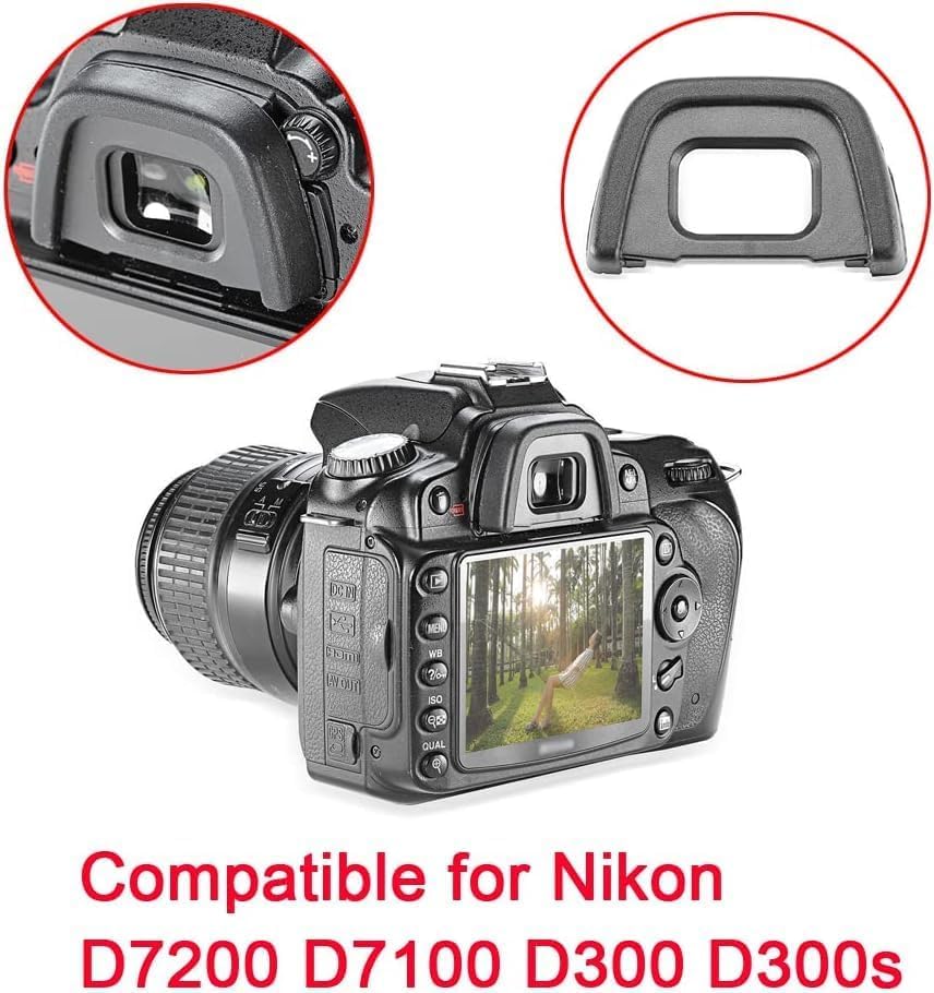 || Lens Cap Compatible with Nikon Camera Lenses || Please Check Images for Compatibility (DK-23 Camera Eyepiece Eyecup for Nikon D7100 D7200) - Image 2