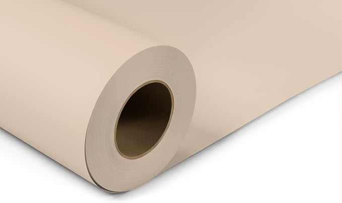 Denny Mfg Seamless Paper Backdrop for Photoshoot, Buff, 86 in x 36 ft | Backdrop Roll, Matte Finish for Portraits, Product Photos and Video Shoots, Includes Free Roll Gaffer Tape (2 in x 13 ft) - Image 3