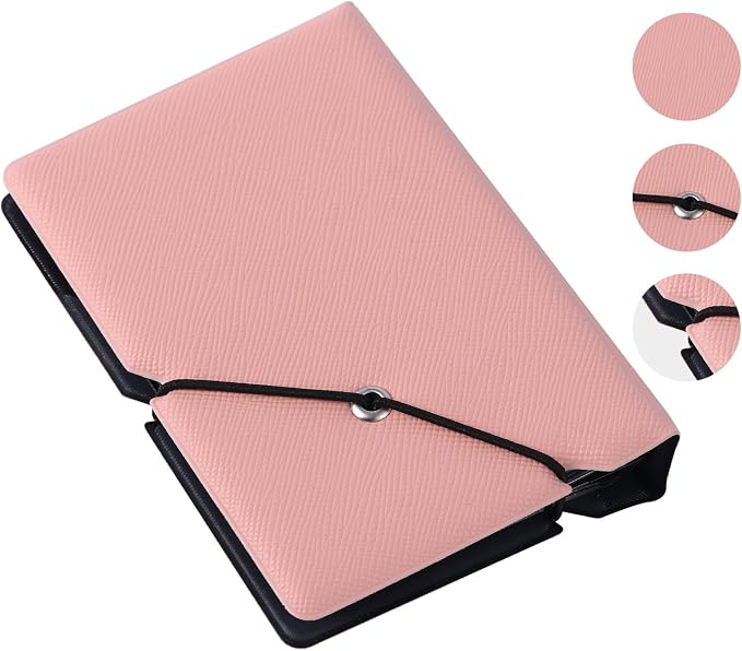 2x3 Instax Mini Photo Album, 28 Pockets. Peach Pink, 1PK | Portable Wallet Size Album Stores 2x3 inch Instant Photos. Fits Polaroid, Instax Mini, Kodak Mini Prints and Zink. - Image 2